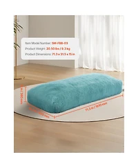 Sugift Giant Plush Bean Bag Chair for Adults with Removable Washable Cover 71 Inch Long