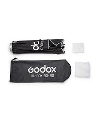 Godox Umbrella-Style Strip-Shaped Softbox, 11.8" x 35.4", Compatible with Bowens Mount