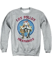 Breaking Bad Men's Los Pollos Hermanos Graphic Long-Sleeve Regular-Fit Crewneck Sweatshirt