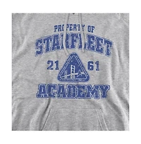 Star Trek Men's Old School Graphic Long-Sleeve Kangaroo-Pocket Hoodie
