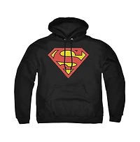Superman Men's Classic Logo Pull-Over Hoodie
