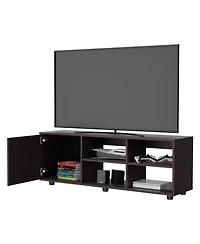 Fm Furniture Parker Tv Stand with a Door and Open Storage