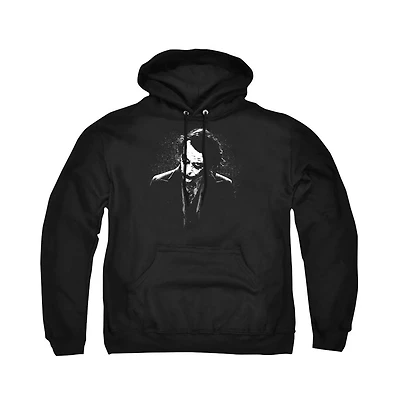 Batman Men's Dark Knight Joker Graphic Pull-Over Cotton-Polyester Blend Hoodie