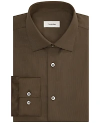 Calvin Klein Men's Slim-Fit Wrinkle-Free Stretch Cotton-Blend Dress Shirt