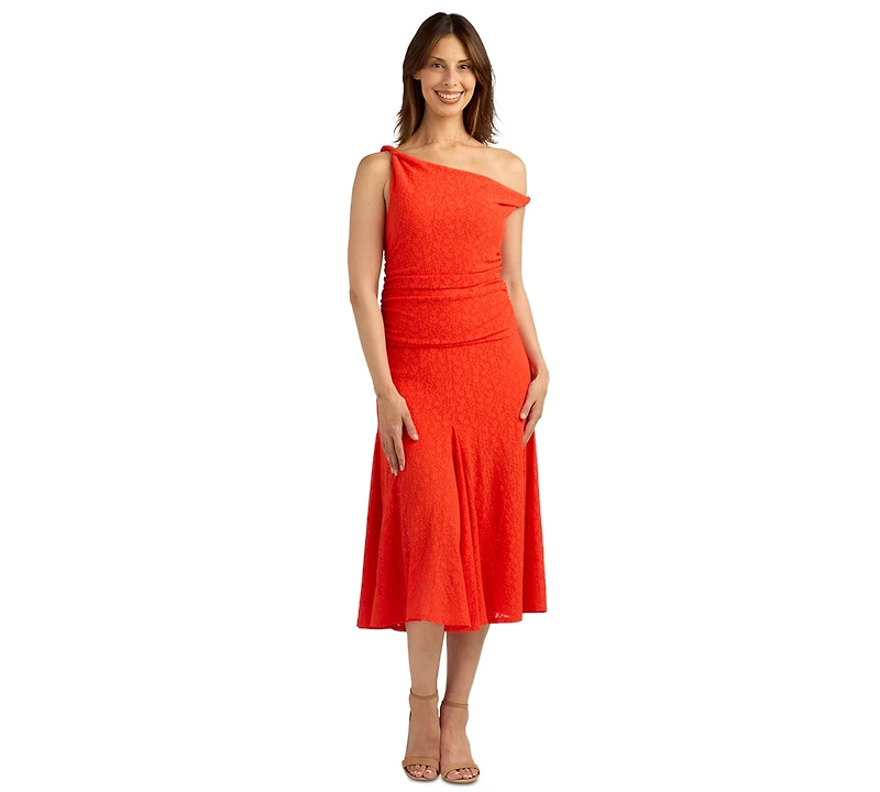 Bcx Women's Knit Lace Twist Neck Top