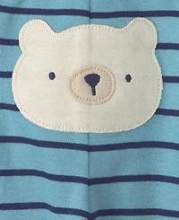 Carter's Baby Boys' Polar Bear Striped Long-Sleeve Bodysuits and Pants, 3-Piece Set