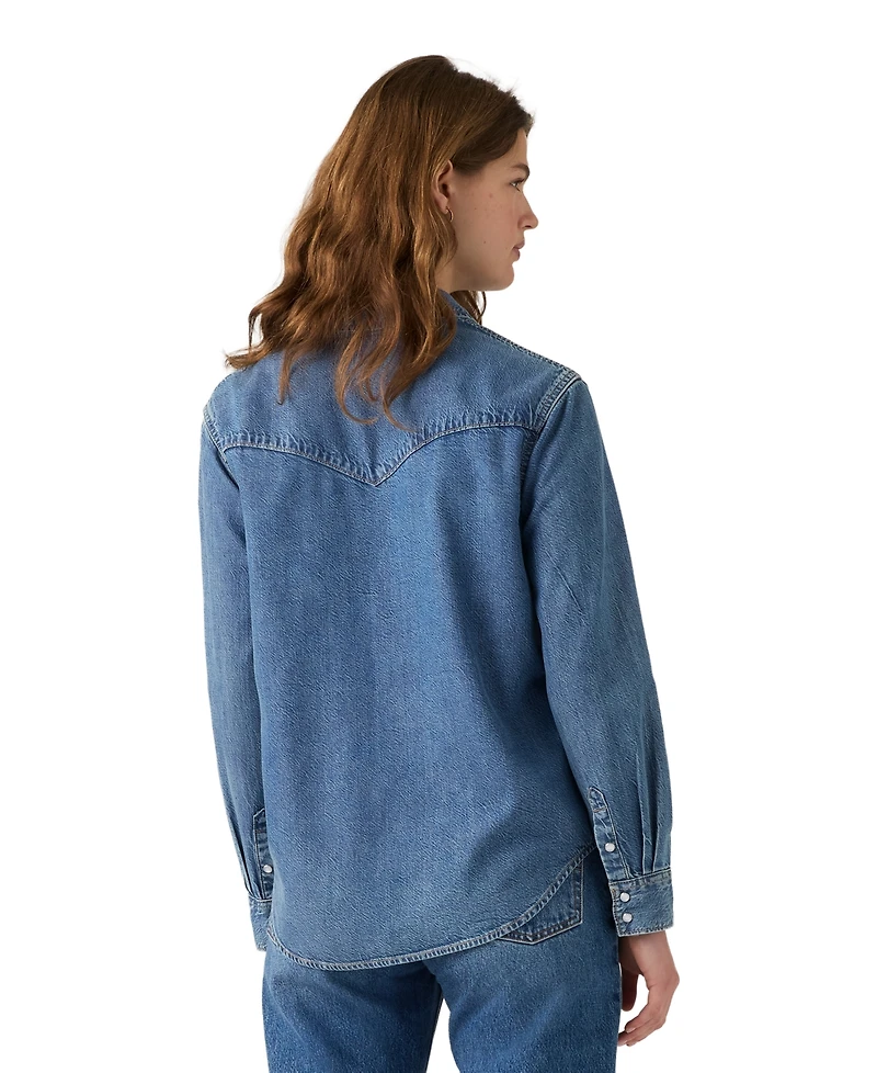 Levi's Women's Evans Relaxed Western Long-Sleeve Denim Shirt