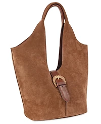 Sam Edelman Lucy Buckle Medium Double Handle Tote Handbag