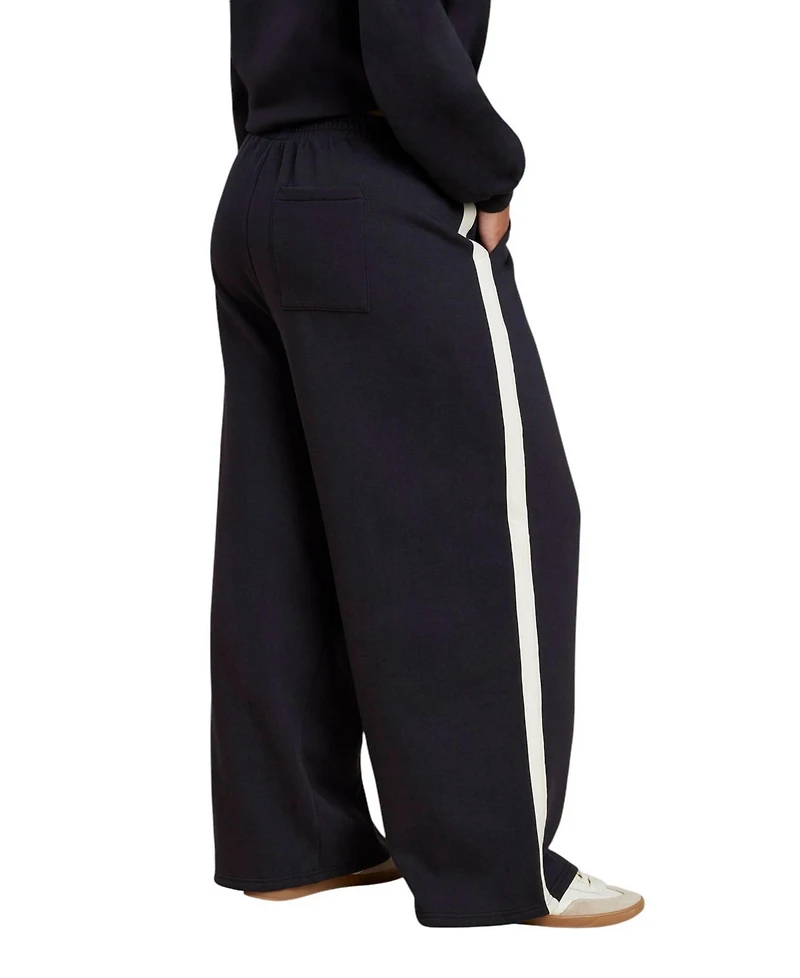 Eloquii Women's Plus Stripe Detail Sweatpant