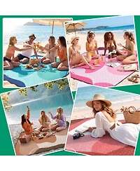 Piscifun Extra Large Waterproof Sandproof Picnic Beach Blanket Portable Camping Mat Multi Use Outdoor Travel Gear