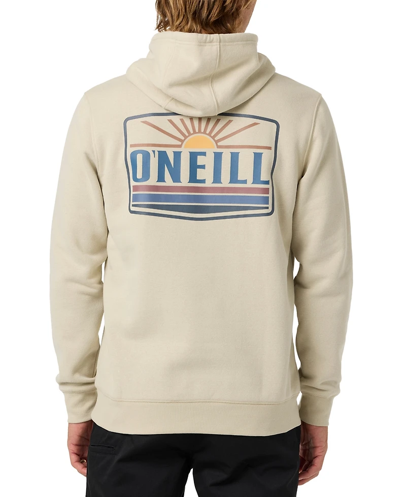 O'Neill Men's Sun Supply Pullover Hooded Graphic-Fleece Hoodie