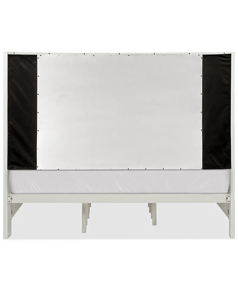 Matrix Upholstered Panel King Bed, Macy's Exclusive