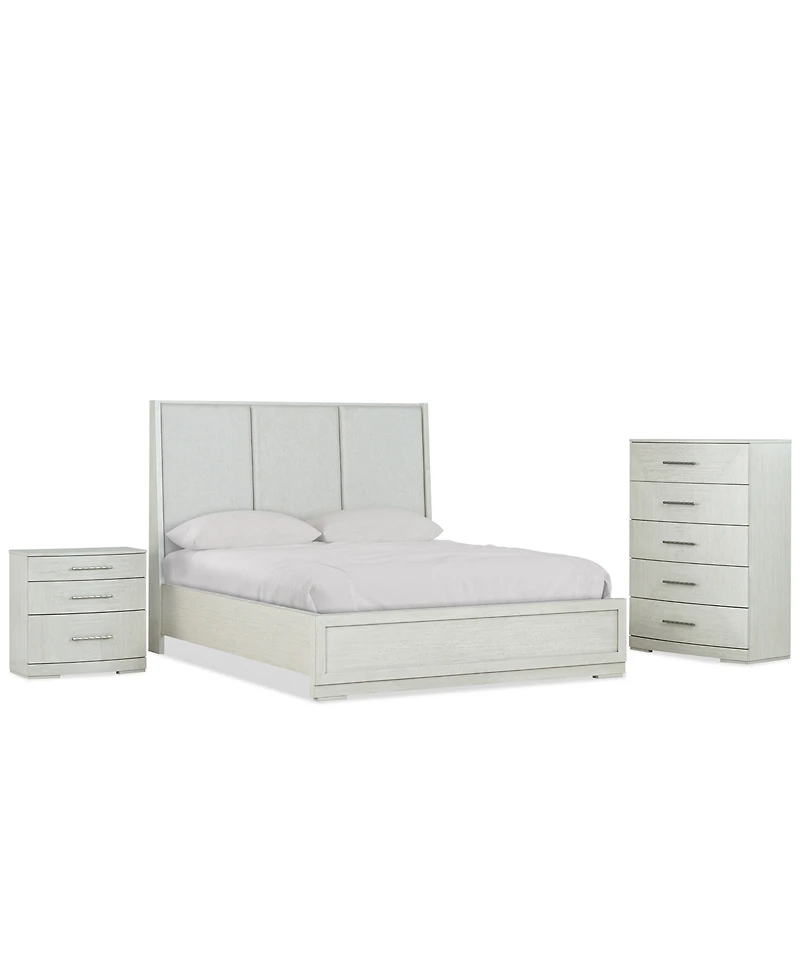 3-Piece Matrix Bedroom Set (King Bed, Chest, & Nightstand), Macy's Exclusive