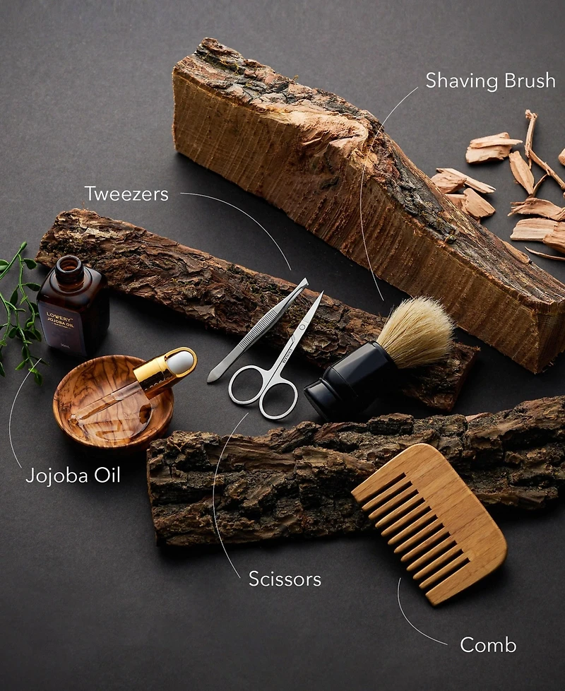 Lovery 14 Piece Body Care Gift Set, Sandalwood Bath Gift Set, Grooming Self Care Kit
