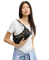 Coach Belted Ergo Leather Small Shoulder Handbag