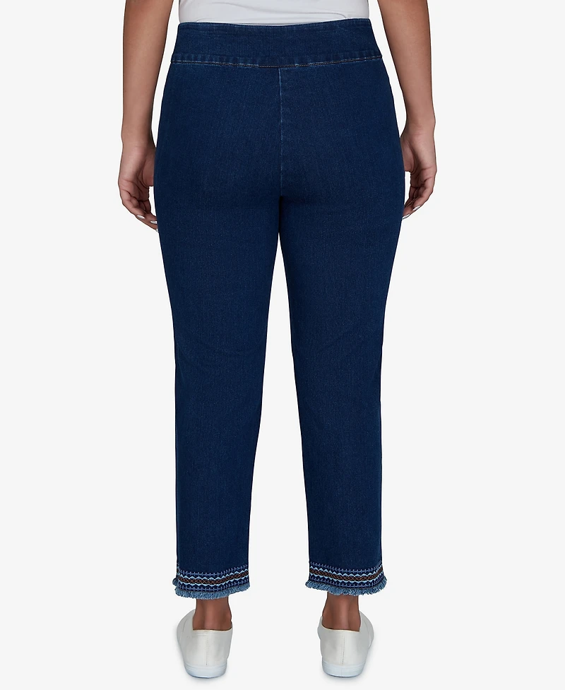 Alfred Dunner Petite Pull-On Cropped Pants