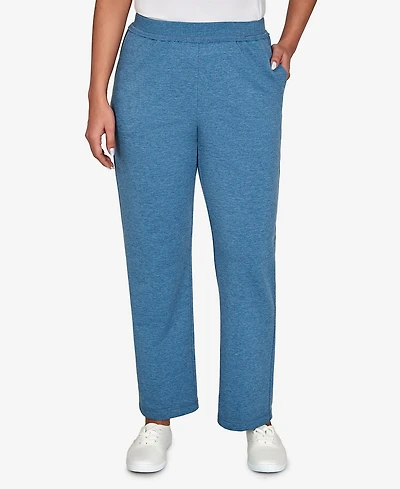 Alfred Dunner Petite Pull-On Straight-Leg Pants