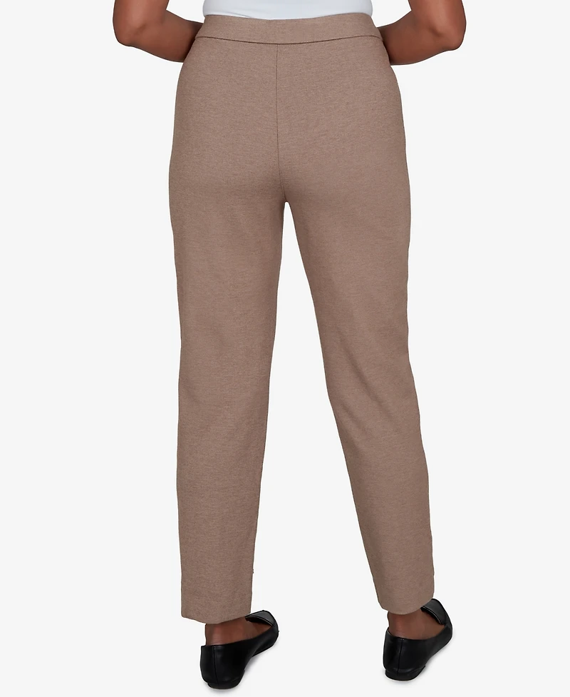 Alfred Dunner Women's Pull-On Mid-Rise Cropped & Ankle Pants