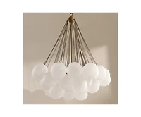 Z Gallerie Sanela Frosted Glass Globe Chandelier