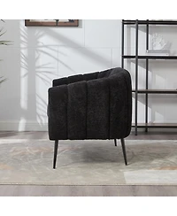 Streamdale Furniture Upholstered Chenille Mini Loveseat Accent Couch