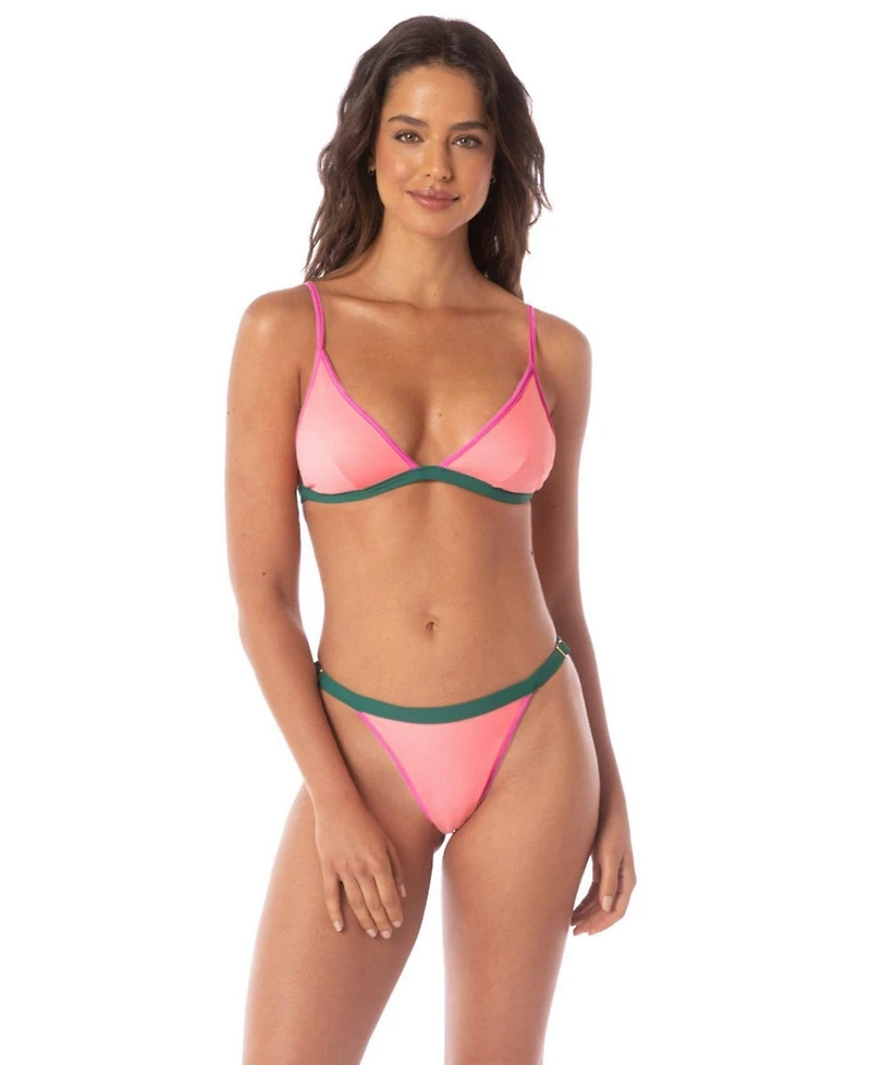 Maaji Women's Strawberry Breeze Genuine Bikini Top