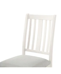 Streamdale Furniture Set of 4 Upholstered Wooden Dining Chairs