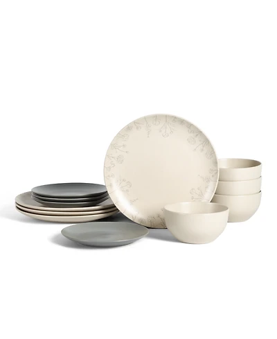 Stone Lain Camelia -Piece Dinnerware Set