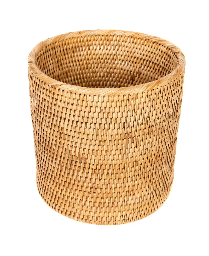 Artifacts Trading Company Rattan Petit Round Waste Basket