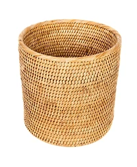 Artifacts Trading Company Rattan Petit Round Waste Basket