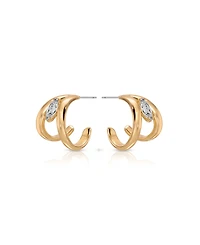 Ettika Orbit Crystal Hoop Earrings