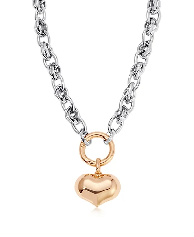 Ettika Locked in Mixed Metal Necklace