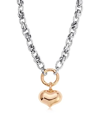 Ettika Locked in Mixed Metal Necklace
