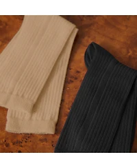 Stems Women's Ribbed Cotton/Cashmere-Blend Knee-High Socks