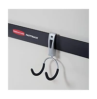 Rubbermaid Universal Metallic FastTrack Hanging Garage Hook Organizers ( Pack