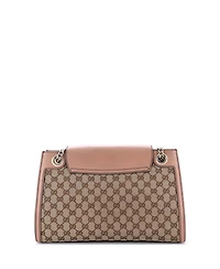 Pre-Owned Gucci Large Emily Chain Flap Shoulder Bag Gg Canvas and Leather