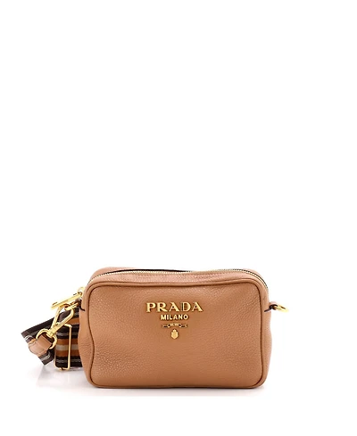 Pre-Owned Prada Mini Dual Strap Camera Bag Vitello Phenix