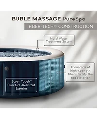 Intex PureSpa Plus Bubble Massage Spa Set with Energy Efficient Cover, 85" x 28"