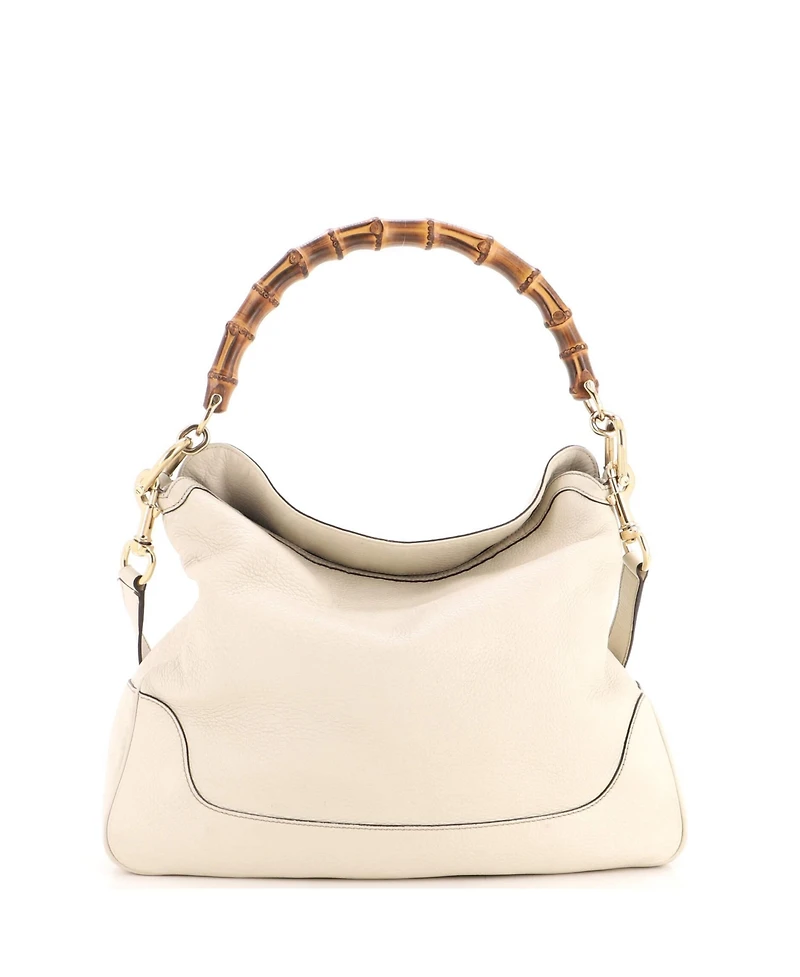 Pre-Owned Gucci Medium Diana Bamboo Shoulder Bag Leather