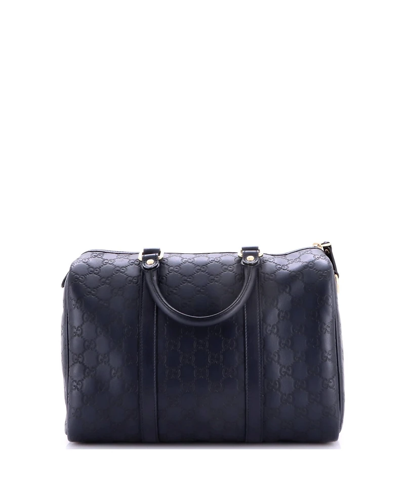Pre-Owned Gucci Medium Joy Boston Bag Guccissima Leather
