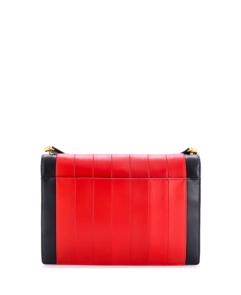 Pre-Owned Saint Laurent Gaby Envelope Satchel Vertical Quilted Leather