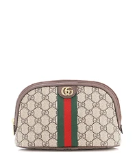Pre-Owned Gucci Large Ophidia Cosmetic Case Gg Coated Canvas