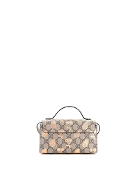 Pre-Owned Gucci Mini Padlock Top Handle Bag Printed Gg Coated Canvas and Leather