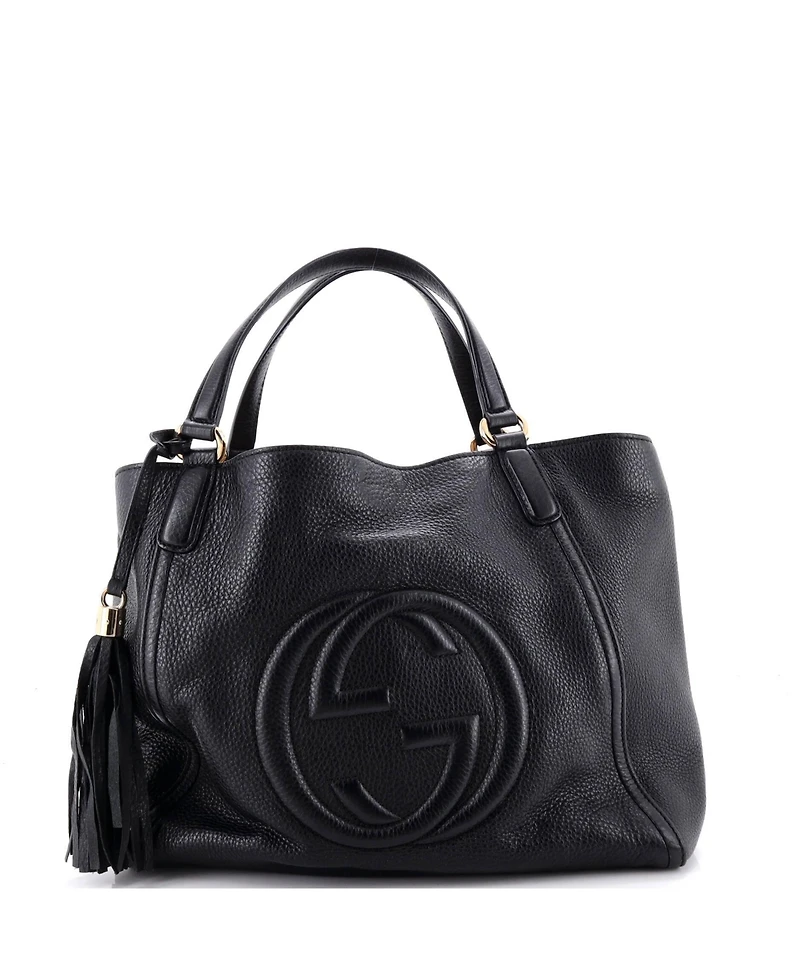 Pre-Owned Gucci Medium Soho Shoulder Bag Leather