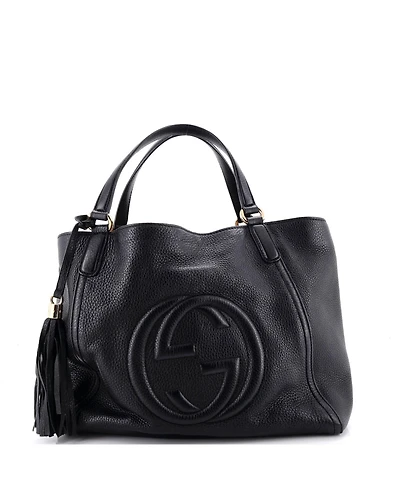 Pre-Owned Gucci Medium Soho Shoulder Bag Leather