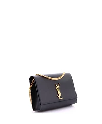 Pre-Owned Saint Laurent Medium Classic Monogram Crossbody Bag Grainy Leather