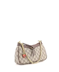 Pre-Owned Gucci Small Ophidia Charm Shoulder Bag Gg Coated Canvas