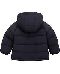 Rokka&Rolla Toddler Boys Ethan Borg Lined Hooded Puffer Jacket 2T-5T