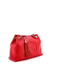 Pre-Owned Gucci Medium Soho Chain Strap Shoulder Bag Leather