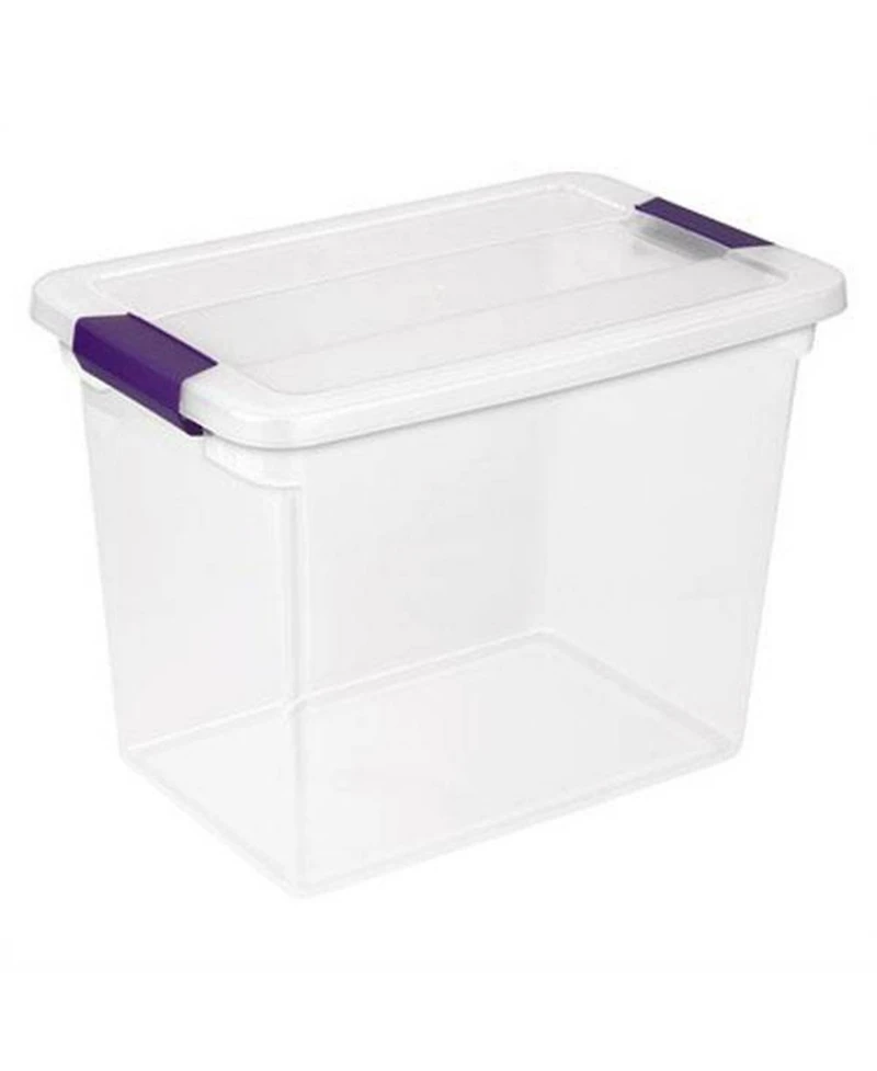 Sterilite 27 Qt Storage Container, 6 Pack, and 15 Qt Storage Container, 12 Pack