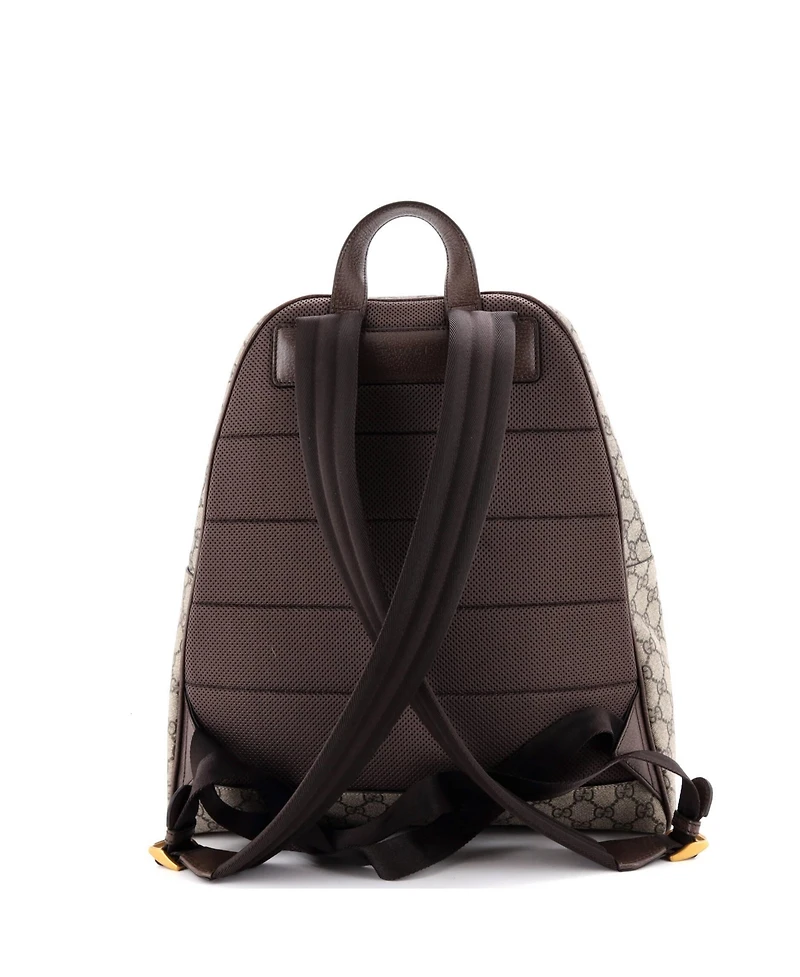 Pre-Owned Gucci Medium Ophidia Front Pocket Backpack Gg Coated Canvas